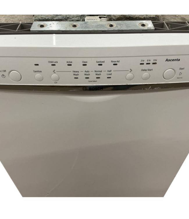 55455 Ascenta Series White Built In Dishwasher