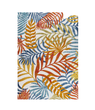 Bud's Warehouse 55456 8 X 10 Tropic Palm Leaves In Or Out Area Rug