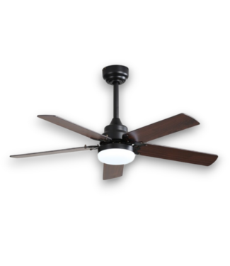 Bud's Warehouse 55463 Black Led Ceiling Fan With Light 42"