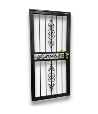 Bud's Warehouse 55465 36 X 80 Black Iron Security Door Used