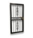 55465 36 X 80 Black Iron Security Door Used