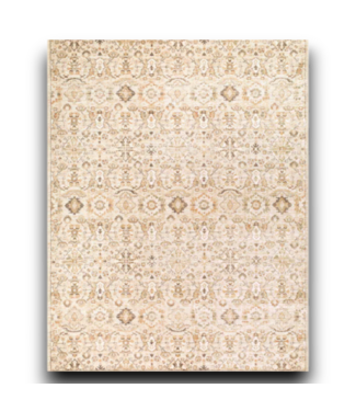 Bud's Warehouse 55467 4 X 6 Cream Floral French Rectangular Area Rug