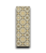 55475 2 X 6’ Gray Tan Bohemian Ivory Runner Rug