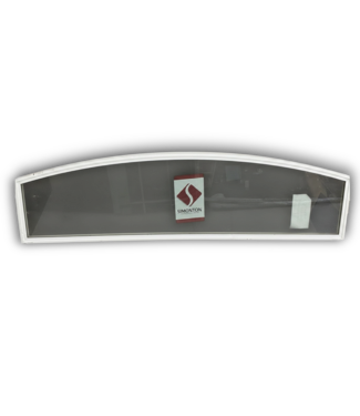 Bud's Warehouse 55480 84 X 24 White Vinyl Arch Top Picture Wimdow