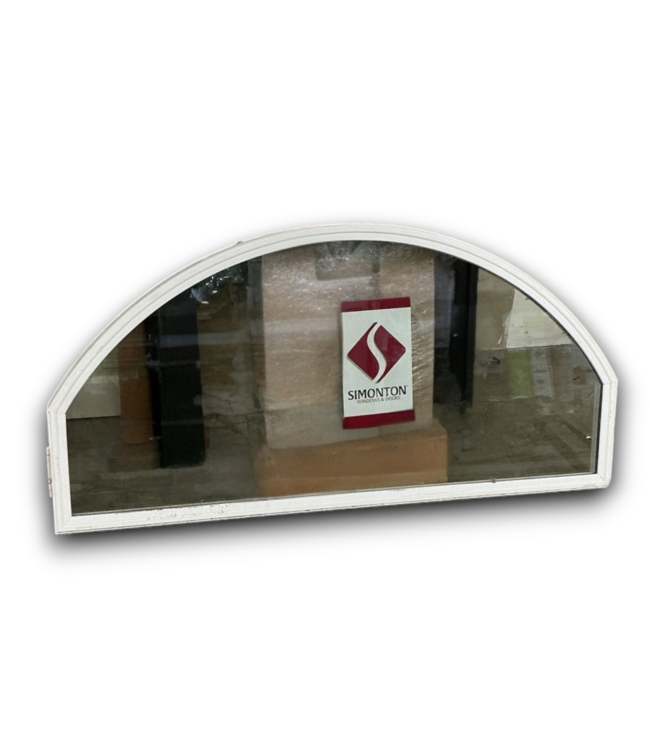 55486 60 X. 29 White Vinyl Arch Fixed Window