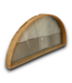 55483 85” X 41” Arched Casement Brw. Fixed Window
