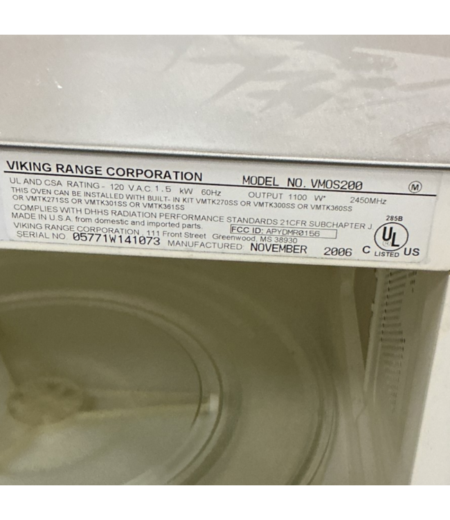 55488 Metallic Silver Built-in/countertop Microwave 24"