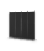 55496 Black 4-panel Room Divider 90” W X 68” H