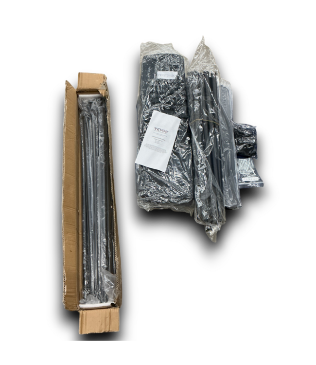 55496 Black 4-panel Room Divider 90” W X 68” H
