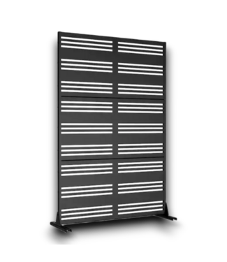 Bud's Warehouse 55503 Galvanized Metal Outdoor Privacy Screens Garden Outdoor Fence