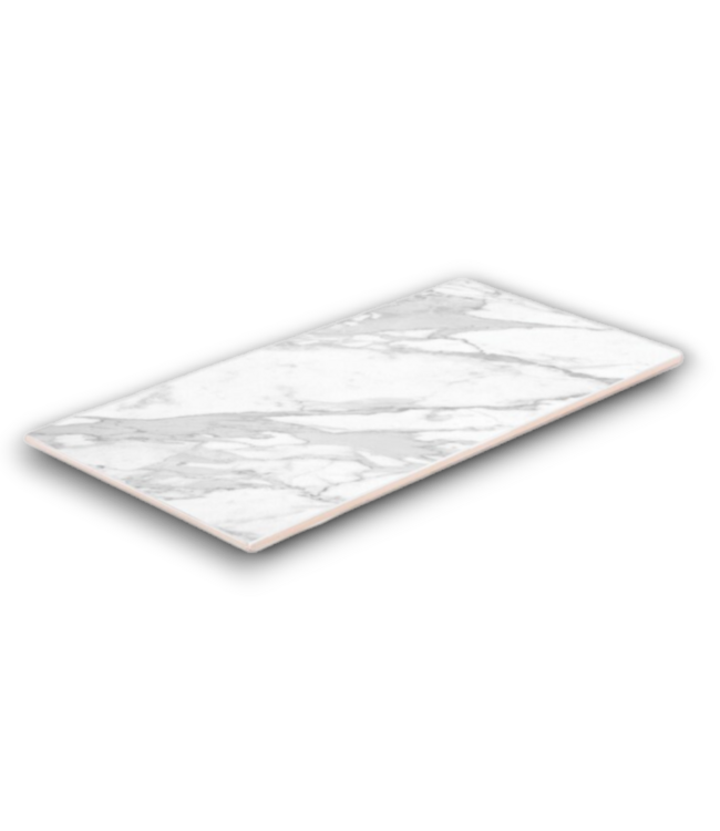 55506 White Marble Look Ceramic Tile 8-boxes 82 Sq. Ft.