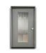 55512 Commercial Steel Door W/frame 48" X 83.25" Lh