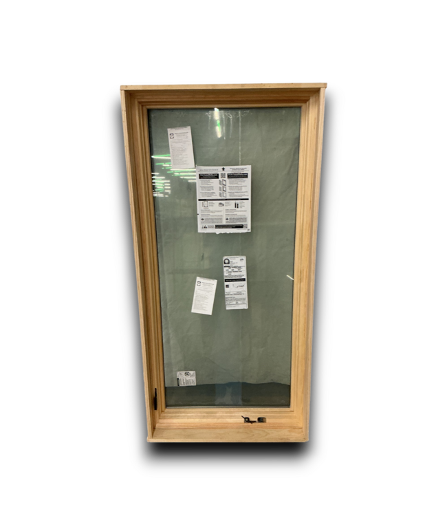 55517 23” W X 59” H Brown Casement Fixed Window
