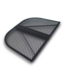 55521 Black Metal Window Well Cover 58"w X 26"h