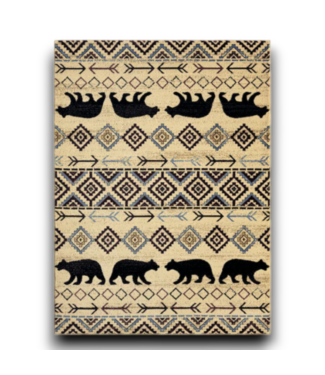Bud's Warehouse 55523 Lodge Indoor Area Rug 5'x 7'