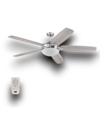 Bud's Warehouse 55524 70” Remote Control Brushed Nickel Ceiling Fan