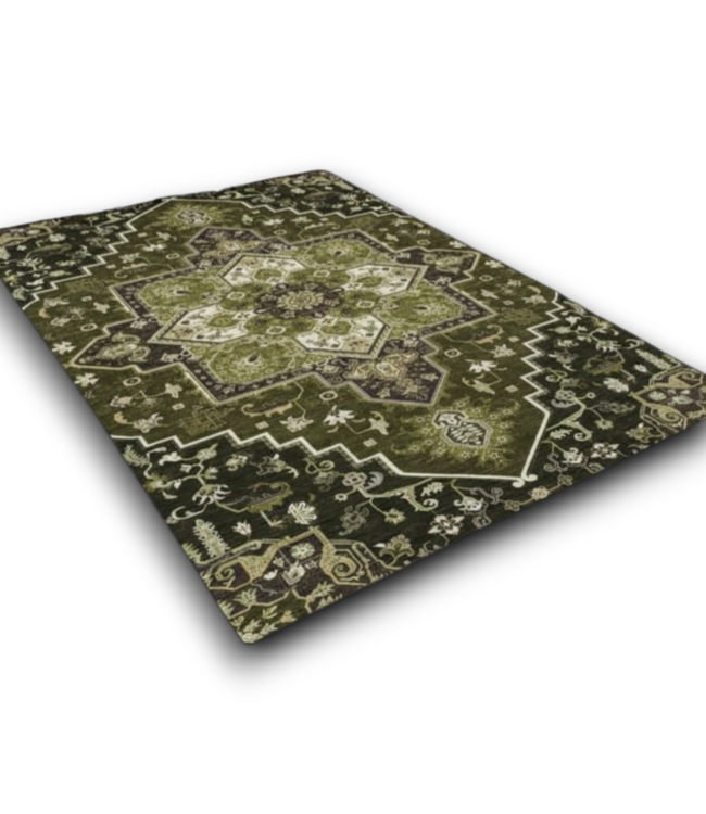 55530 Olive Indoor Area Rug 9'x 12'