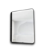 55534 Black Mirrored Medicine Cabinet 16"
