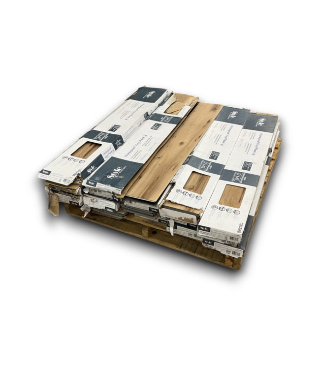 55511 371 Sq. Ft. Hickory Luxury Vinyl Plank Flooring