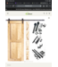55561 5 In 1 Pine Wood Barn Door