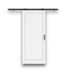 55545 36 X 84 White Primed Mdf Barn Door