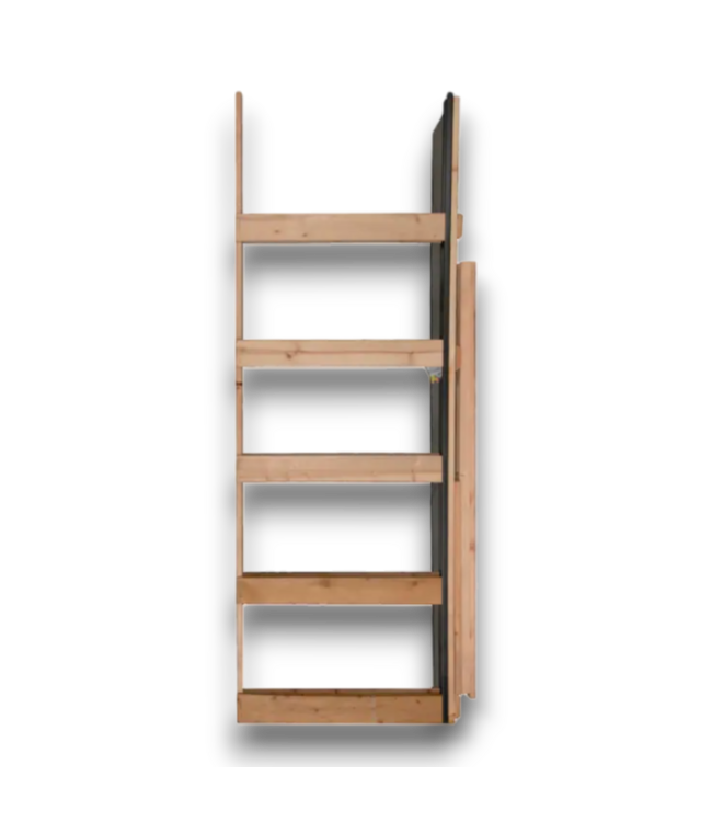 55557 28 X 80 Wood And Steel Pocket Door
