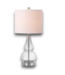 55558 Elegant Glass Mini Table Lamp