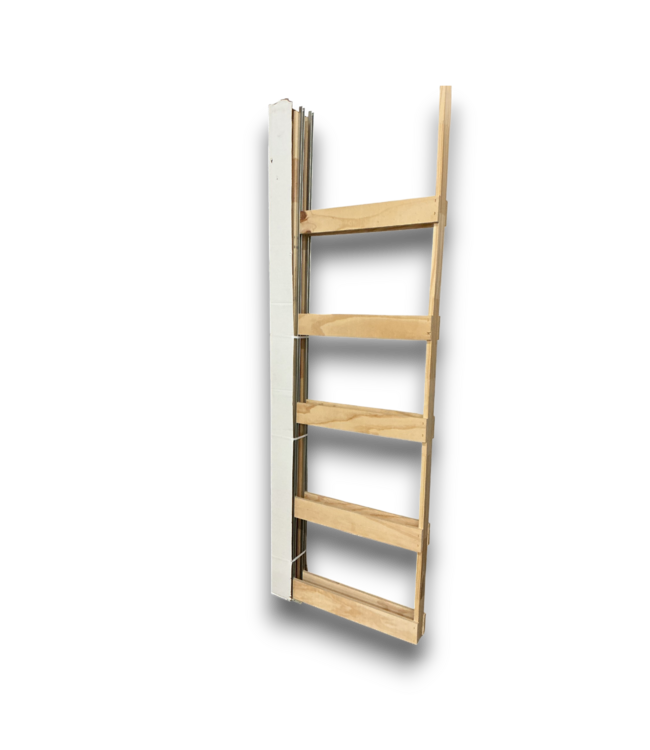 55559 24 X 80 Wood And Steel Pocket Door