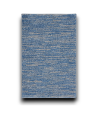 Bud's Warehouse 55567 5 X 7 Ft Essentials Blue Gray Area Rug