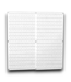 55576 White 2-pc Pegboard 16" X 32"