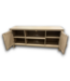 55580 Boho Tv Console Rattan Wooden Media Center Cabinet