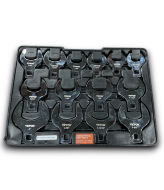 Bud's Warehouse 55587 Crofoot Wrench Set 14 Piece Sae With Storage Tray