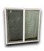 55592 White Vinyl Horizontal Slider Window 48" X 48"