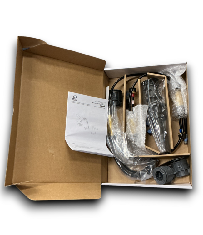 55604 Black 2-handle Widespread Bathroom Faucet