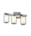 55606 Brushed Nickel 3-light Vanity Light