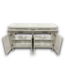 55607 Dolton True White Undermount Double Sink Bathroom Vanity 60"