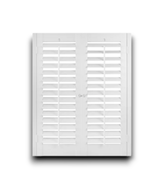 Bud's Warehouse 55617 White Faux Wood Shutter 31" To 33"w X 24"l