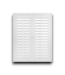 55617 White Faux Wood Shutter 31" To 33"w X 24"l