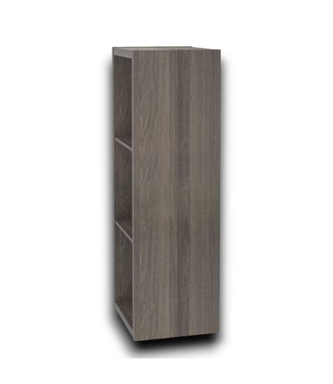 55618 Graphite Gray Wood Laminate 3 Cube Organizer