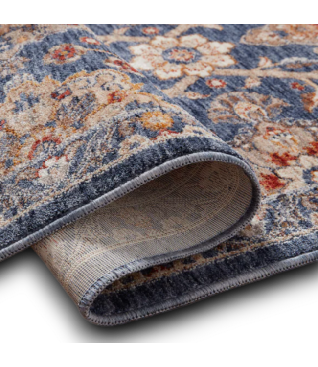 55620 2 X 3 Heritage Blu Multi Medallion Are Rug