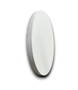 Bud's Warehouse 55621 White Round Pvc Gable Vent 26" X 26"