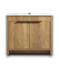 55622 Golden Oak 30" Bathroom Vanity And White Ceramic Top