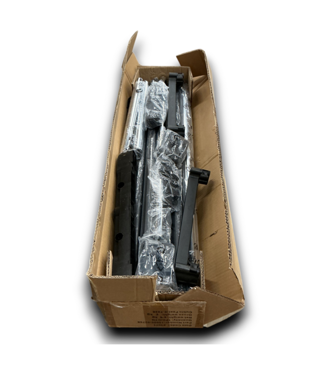 55623 Black And Chrome Steel Rolling Closet Rack