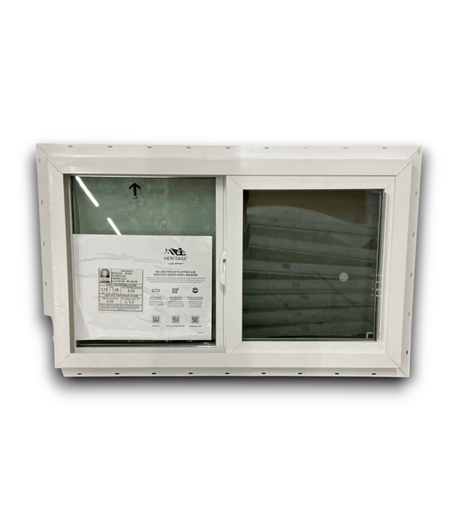 55626 9990 Horizontal Slider Vinyl Frame Dual Glaze
