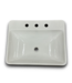 55628 White Rectangle Vessel Sink 23"