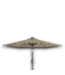 55633 Led Round Patio Umbrella With Uv Protection Easy Tilt 7.5"