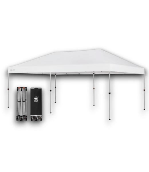 Bud's Warehouse 55634 White Canopy & Wheel Bag 10' X 20'