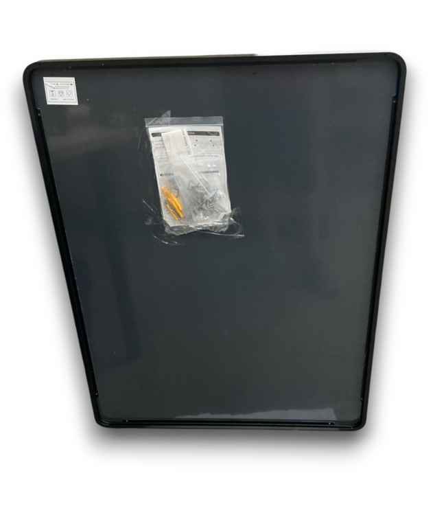 55643 36 X 28 Black Metal Frame Mirror