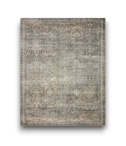 Bud's Warehouse 55651 30” X 84” Vintage Style Moss Beige Runner Rug