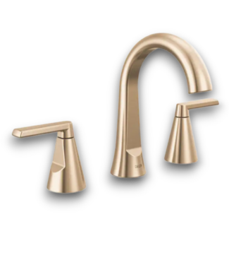 Bud's Warehouse 55657 Sparrow Gold Champagne Bronze Widespread Bathroom Faucet